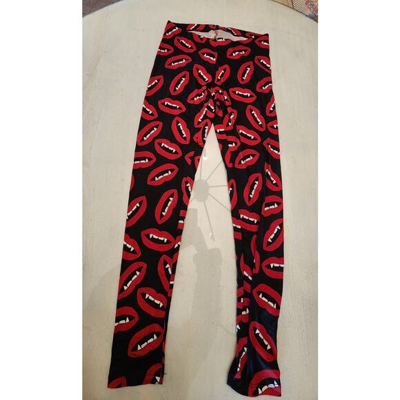 Joe Boxer Leggings SZ Medium Vampire Halloween Spooky - Picture 1 of 6